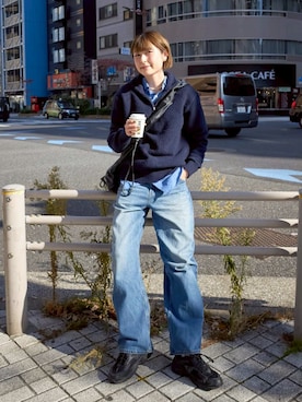 「アイテム（その他）」を使った、manaさん（骨格ナチュラル・レディース・166cm）の秋コーディネート