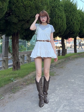 「ammy.（エイミードット）のアイテム」を使った、manaさん（レディース・166cm）の夏コーディネート