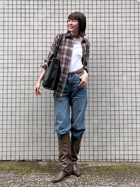 「leimn（レイムン）のアイテム」を使った、manaさん（レディース・166cm）の春コーディネート