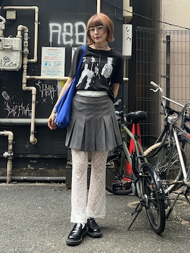 「ミニスカート」｜manaさん（レディース・166cm・20代）の秋コーディネート