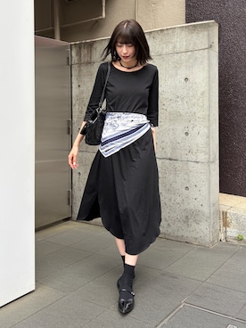 「H&M（エイチ・アンド・エム）のアイテム」を使った、manaさん（レディース・166cm）の秋コーディネート