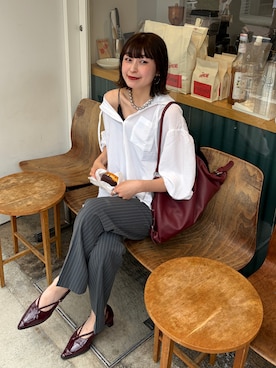「menue（メヌエ）のアイテム」を使った、manaさん（レディース・166cm）の夏コーディネート