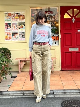 「アイテム（パンプス）」を使った、manaさん（レディース・166cm・20代）の秋コーディネート