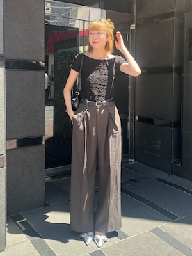 「アイテム（パンプス）」を使った、manaさん（レディース・166cm・20代）の夏コーディネート