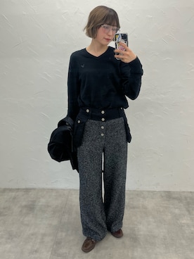 「アイテム（その他）」を使った、manaさん（骨格ナチュラル・レディース・166cm）の冬コーディネート