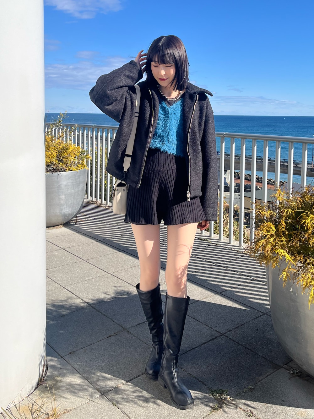 しまむらのアイテムを使った「ロングブーツ」の人気ファッションコーディネート（年齢：20歳〜24歳） - WEAR