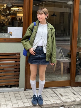 「アイテム（レッグウェア）」を使った、manaさん（レディース・166cm・20代）の秋コーディネート