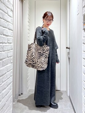 CHIHARUさん（レディース・153cm）の冬コーディネート