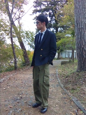 「BEAMS PLUS（ビームスプラス）のアイテム（ジャケット/アウター）」を使った、coen5910emさん（メンズ・168cm）の秋コーディネート