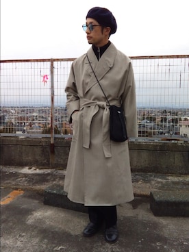 「PADRONE（パドローネ）のアイテム（ブーツ）」を使った、coen5910emさん（メンズ・168cm）の冬コーディネート
