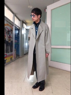 「FACTOTUM（ファクトタム）のアイテム（ジャケット/アウター）」を使った、coen5910emさん（メンズ・168cm）の冬コーディネート