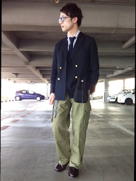 「BEAMS PLUS（ビームスプラス）のアイテム（ジャケット/アウター）」を使った、coen5910emさん（メンズ・168cm）の春コーディネート