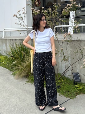 「feepur（フェピュール）のアイテム」を使った、eriさん（レディース・163cm）の夏コーディネート