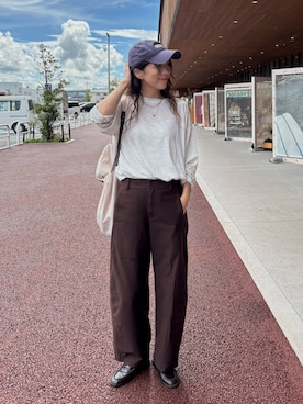 「coca（coca）（コカ）のアイテム」を使った、eriさん（レディース・163cm）の秋コーディネート