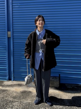 「アイテム（その他トップス）」を使った、eriさん（レディース・163cm）の秋コーディネート