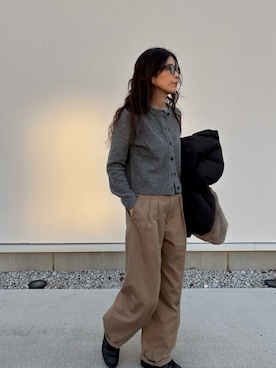 「FUULLY STUDIO（フーリィーステューディオ）のアイテム」を使った、eriさん（レディース・163cm）の冬コーディネート