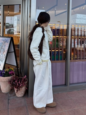 「ammy.（エイミードット）のアイテム」を使った、eriさん（レディース・163cm）の冬コーディネート