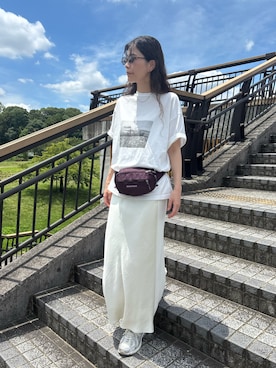 「select MOCA by son（セレクトモカバイソン）のアイテム」を使った、eriさん（レディース・163cm）の夏コーディネート