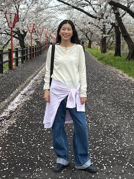 「coca（coca）（コカ）のアイテム」を使った、eriさん（レディース・163cm）の春コーディネート