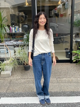 「adidas Originals（アディダスオリジナルス）のアイテム」を使った、eriさん（レディース・163cm）の秋コーディネート