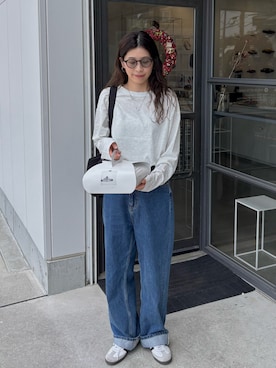 「feepur（フェピュール）のアイテム」を使った、eriさん（レディース・163cm）の春コーディネート