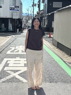 「BEAUTY&YOUTH UNITED ARROWS（ビューティーアンドユースユナイテッドアローズ）のアイテム」を使った、eriさん（レディース・163cm）の夏コーディネート
