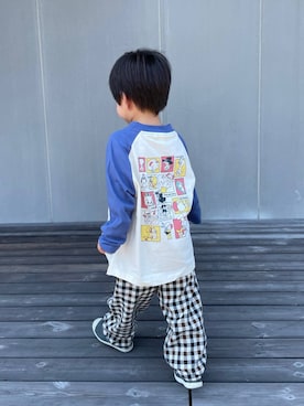 「LEPSIM（レプシィム）のアイテム」を使った、ウノさん（キッズ・104cm）の秋コーディネート