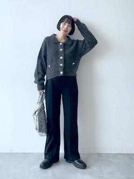 「アイテム（ママ＆ベビー）」を使った、ウノさん（レディース・156cm）の秋コーディネート