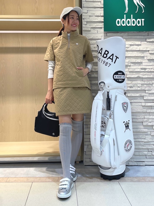 tシャツ ダイヤ柄 長袖モックネックプルオーバー レディース adabat tシャツ ダイヤ柄 長袖モックネックプルオーバー