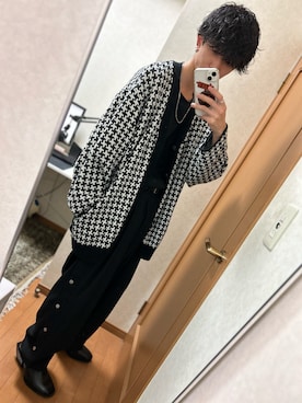 「ADRER（アドラー）のHigh sole leather heel boots/ハイソールレザーヒールブーツ（ブーツ）」を使った、hatoさん（メンズ・176cm）の夏コーディネート