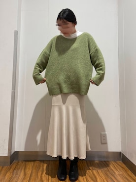 xuさん（レディース・163cm）の冬コーディネート