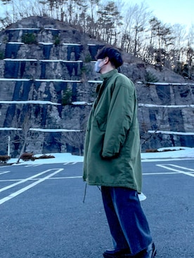 「coen（コーエン）のアイテム（モッズコート）」を使った、yuyaware1118さん（メンズ・171cm）の春コーディネート