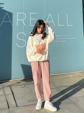 「KIRSH（キルシー）のアイテム」を使った、88さん（レディース・158cm）の夏コーディネート