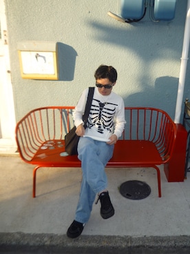 「アイテム（シューズ）」を使った、syutaさん（メンズ・168cm・10代）の秋コーディネート