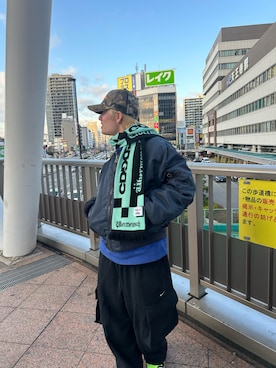 「NIKE（ナイキ）のアイテム（パンツ）」を使った、syutaさん（メンズ・168cm）の春コーディネート