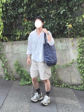「ラルフローレン」｜山下さん（メンズ・170cm）の夏コーディネート