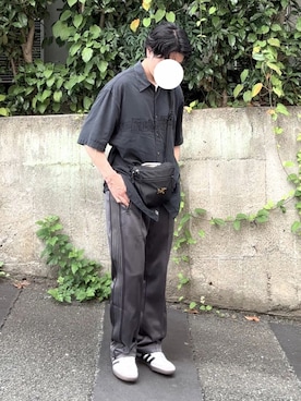 「アイテム（バッグ）」を使った、山下さん（メンズ・170cm）の夏コーディネート