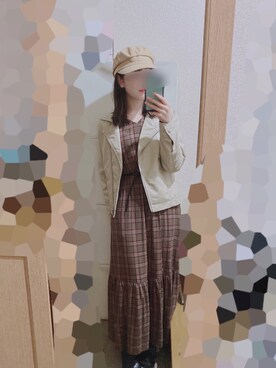 ライダースジャケット グレー系 を使ったレディース人気ファッションコーディネート Wear