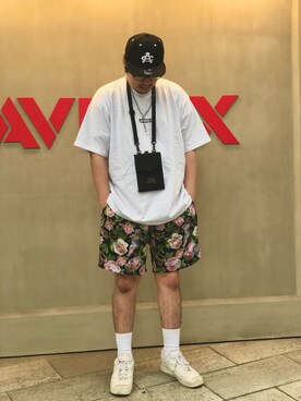 Ruminaさん（メンズ・183cm）の夏コーディネート