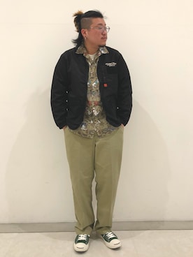 Ruminaさん（メンズ・183cm）の冬コーディネート