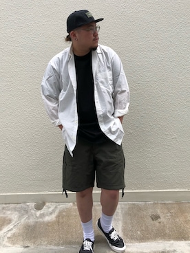 Ruminaさん（メンズ・183cm）の夏コーディネート