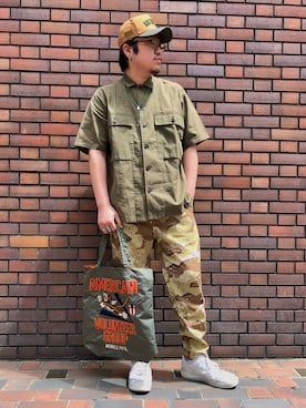 Ruminaさん（メンズ・183cm）の夏コーディネート