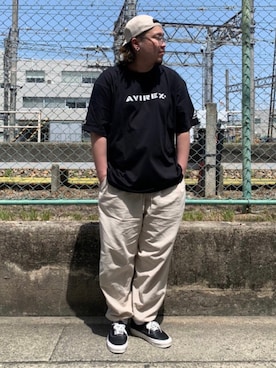 「ホワイトソックス」｜Ruminaさん（メンズ・183cm）の春コーディネート
