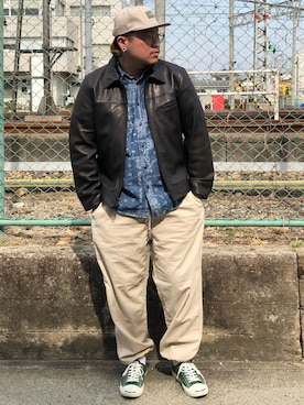 Ruminaさん(メンズ・183cm)の春コーディネート
