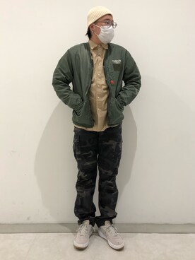 Ruminaさん（メンズ・183cm）の秋コーディネート