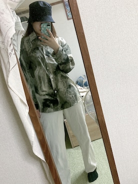 「おとなコーデ」｜「アイテム（帽子）」を使った、ひなさん（レディース・162cm）の夏コーディネート