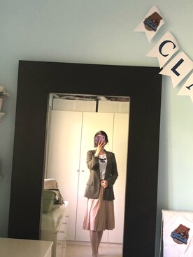 「H&M（エイチ・アンド・エム）のアイテム（ブルゾン）」を使った、angela778さん（レディース・165cm）の秋コーディネート
