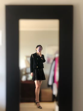 「VERSACE（ヴェルサーチ）のアイテム（ジャケット/アウター）」を使った、angela778さん（レディース・168cm）の夏コーディネート