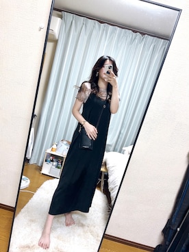 「amel（エイメル）のアイテム」を使った、SHIHOさん（レディース・166cm）の夏コーディネート