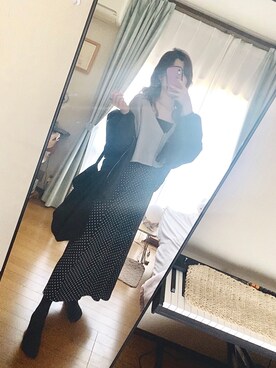 「classicalelf（クラシカルエルフ）のアイテム（マウンテンパーカー）」を使った、SHIHOさん（レディース・165cm）の秋コーディネート